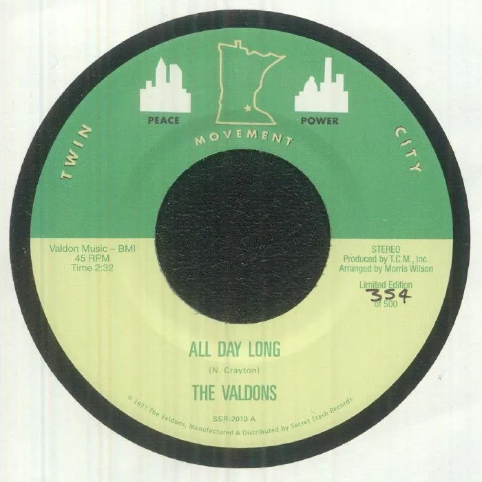 Лицевая сторона обложки — The VALDONS — All Day Long (reissue)