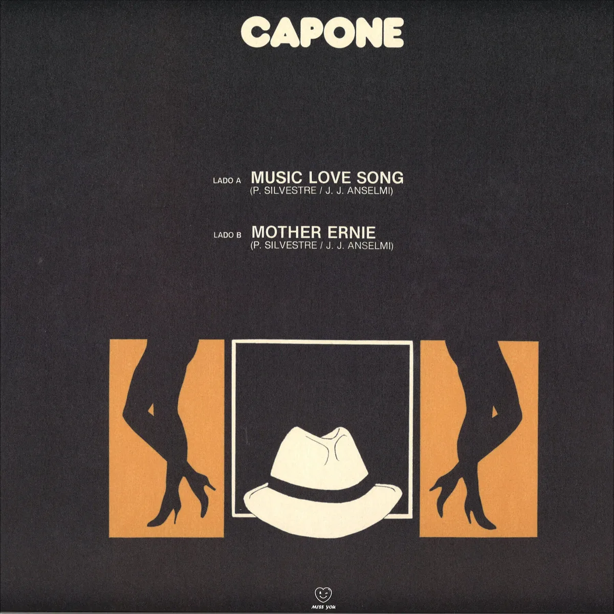 Обратная сторона обложки — Capone — Music Love Song / Mother Hernie