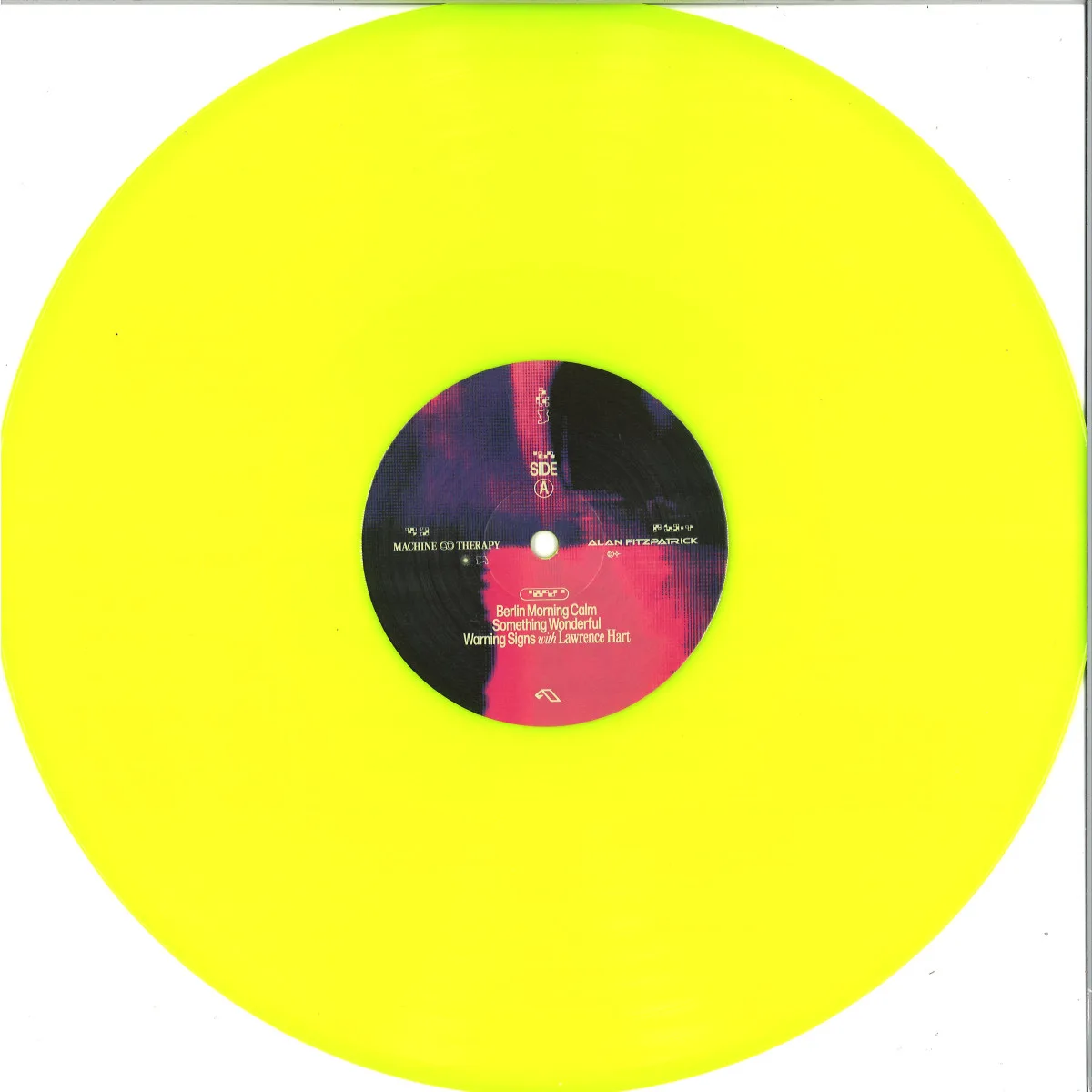 Лицевая сторона обложки — Alan Fitzpatrick — MACHINE THERAPY LP 2x12"