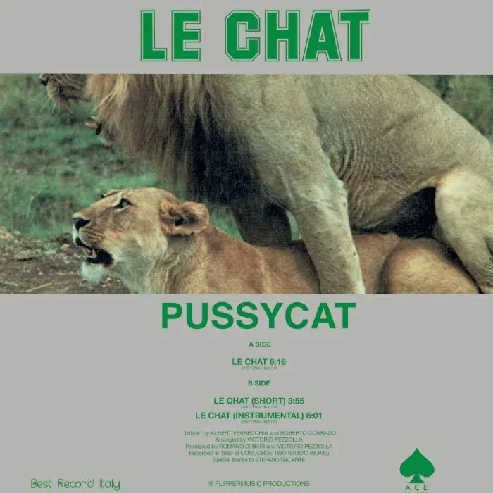 Обратная сторона обложки — PUSSYCAT — Le Chat