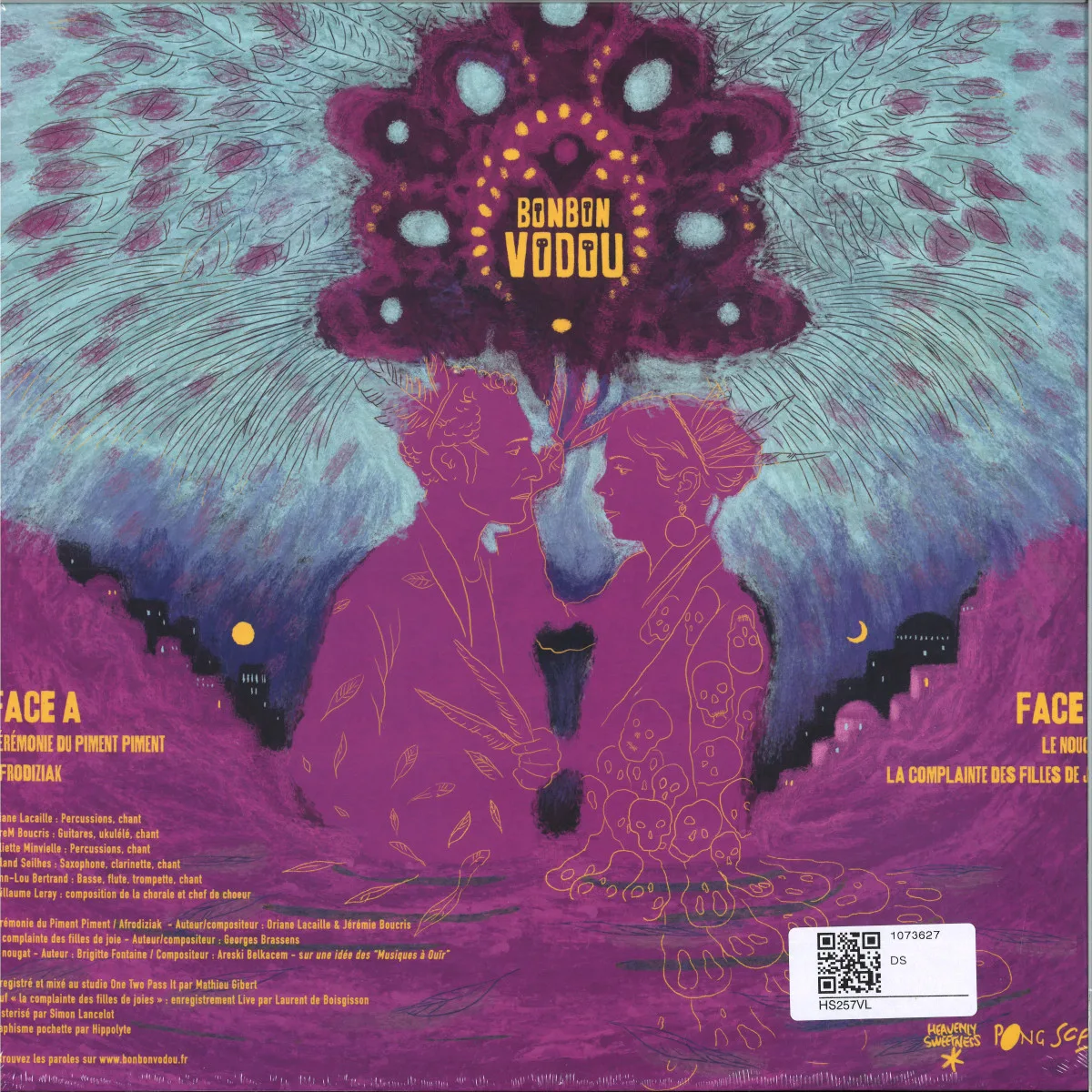 Back cover — Bonbon Vodou — AFRODIZIAK EP