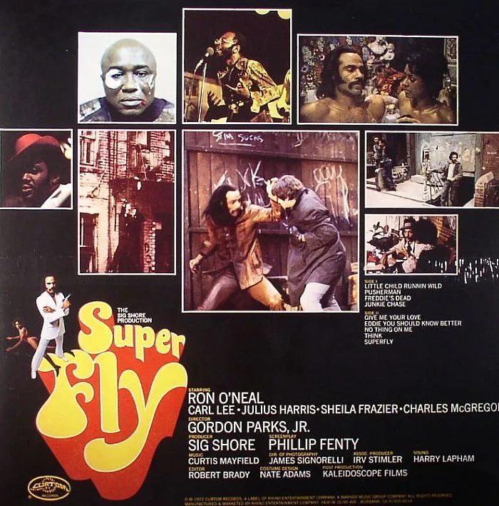 Обратная сторона обложки — Curtis MAYFIELD — Superfly (Soundtrack)
