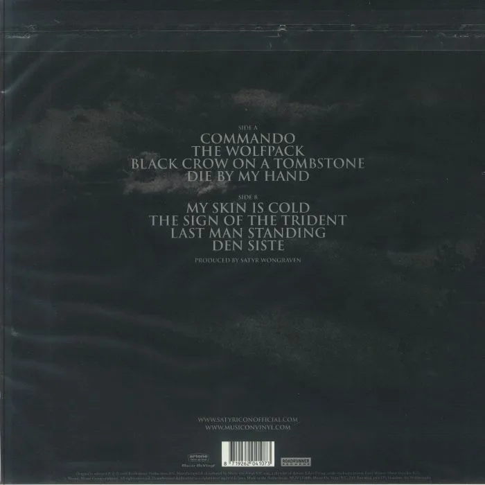 Back cover — SATYRICON — The Age Of Nero (reissue)