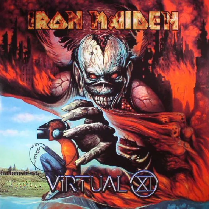 Front cover — IRON MAIDEN — Virtual XI (reissue)