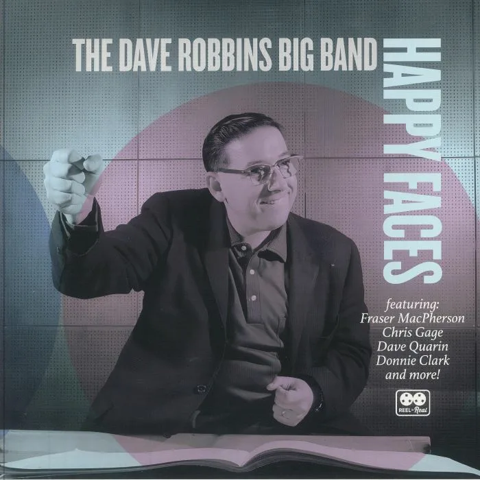 Лицевая сторона обложки — The DAVE ROBBINS BIG BAND — Happy Faces