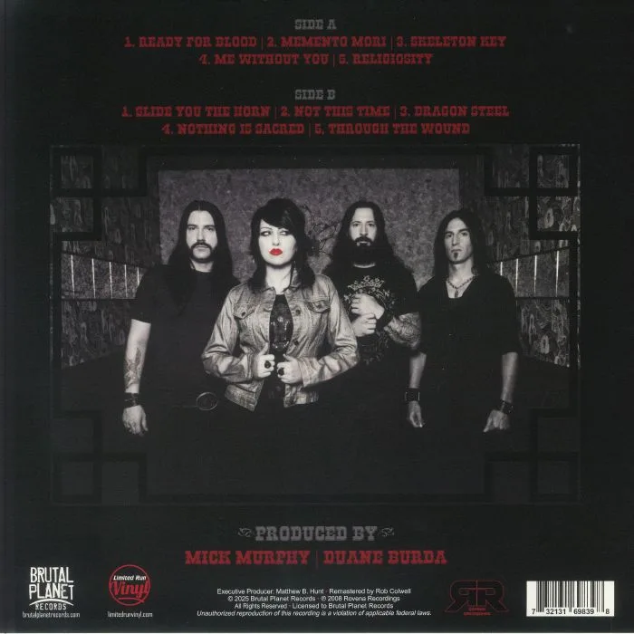 Обратная сторона обложки — MY RUIN — Throat Full Of Heart (reissue)