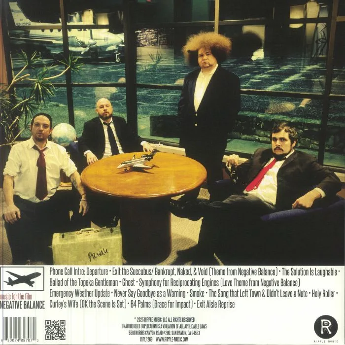 Back cover — GODZILLIONAIRE — Negative Balance
