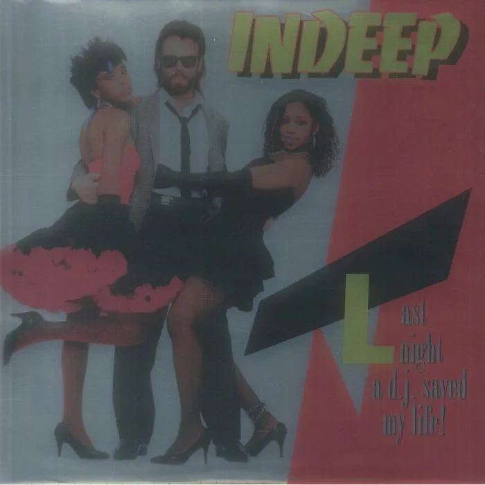 Лицевая сторона обложки — INDEEP — Last Night A DJ Saved My Life