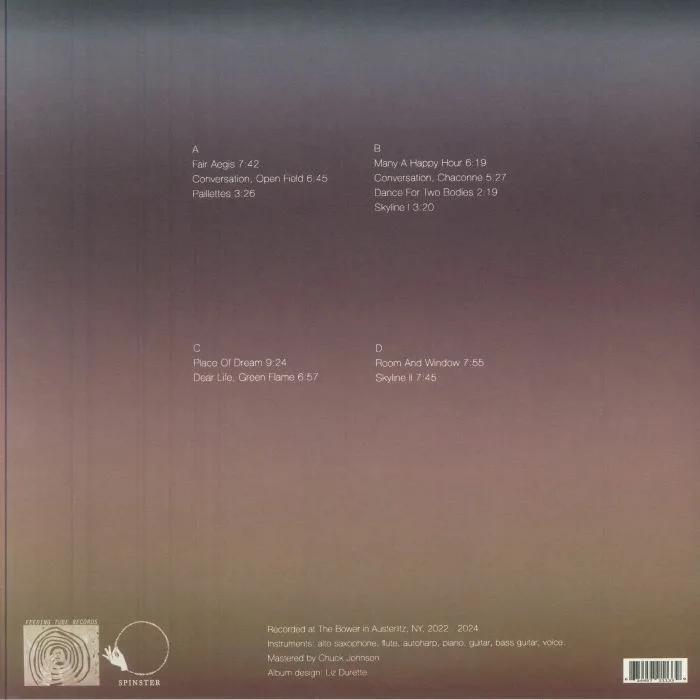 Back cover — WEDNESDAY KNUDSEN — Atrium