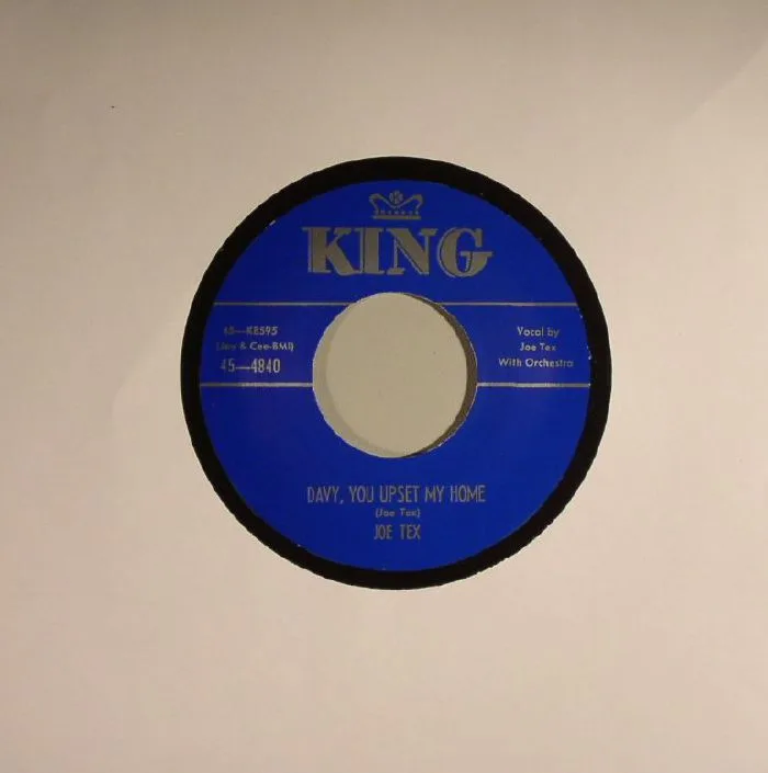 Joe TEX — Davy You Upset My Home
