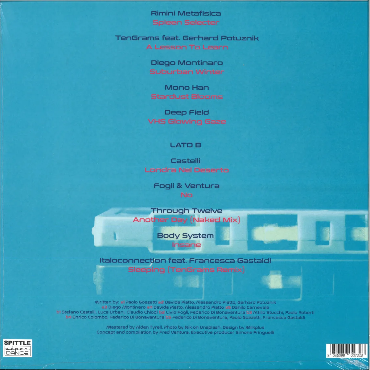 Back cover — Various — Fred Ventura presents Italia Synthetica 2025 LP