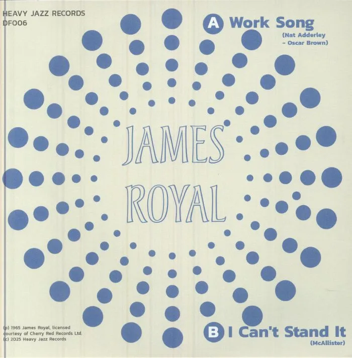 Обратная сторона обложки — James ROYAL — Work Song