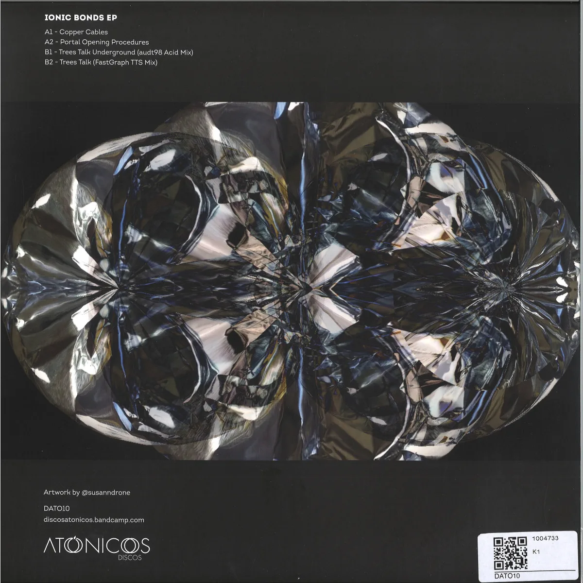 Back cover — Audt98 — Ionic Bonds Ep