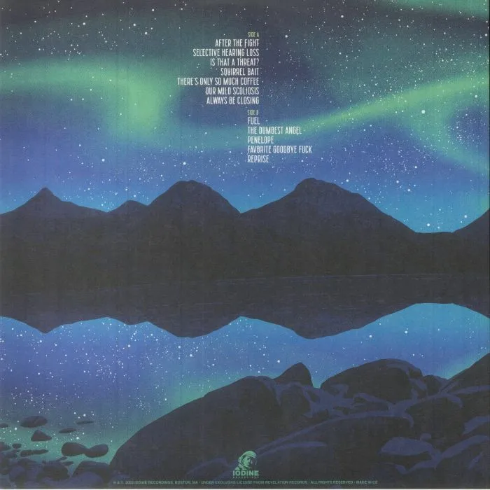 Back cover — GARRISON — A Mile In Cold Water (reissue)