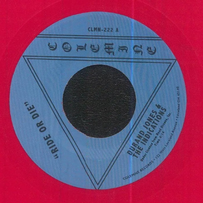 Front cover — Durand JONES & THE INDICATIONS — Ride Or Die