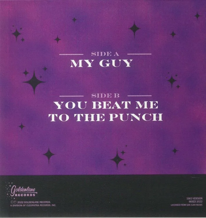 Back cover — Mary WELLS — My Guy