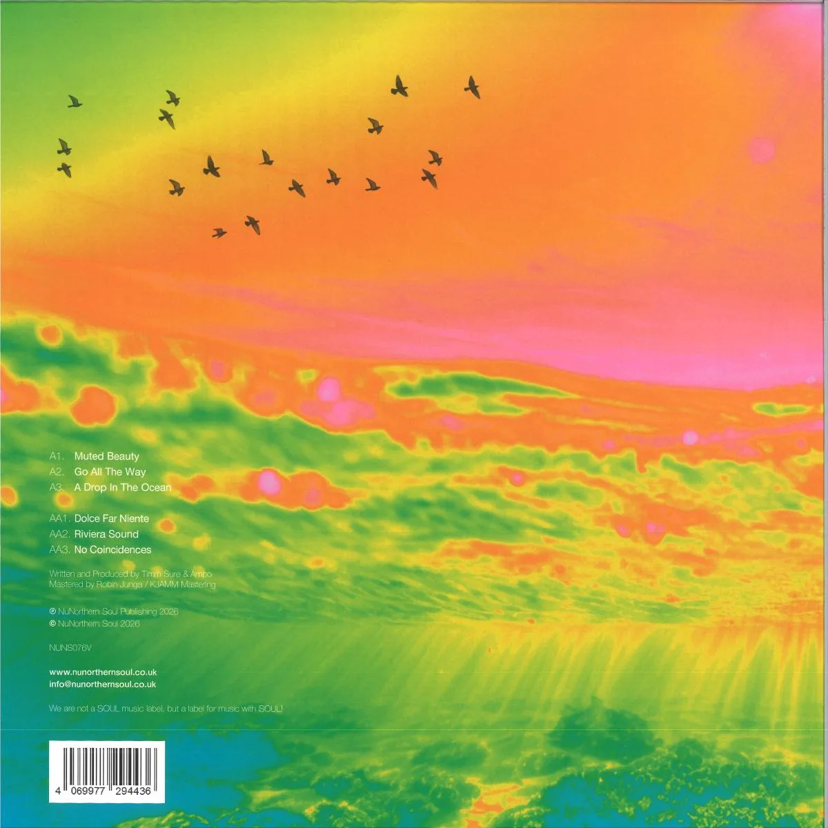 Back cover — Coyote — The Higher The Sky, The Deeper The Ocean EP