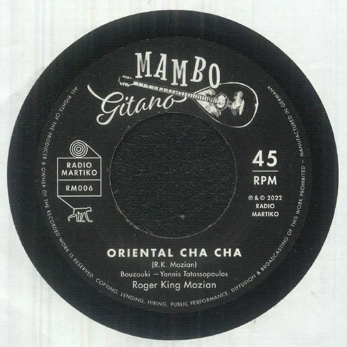 Лицевая сторона обложки — Roger King MOZIAN — Oriental Cha Cha
