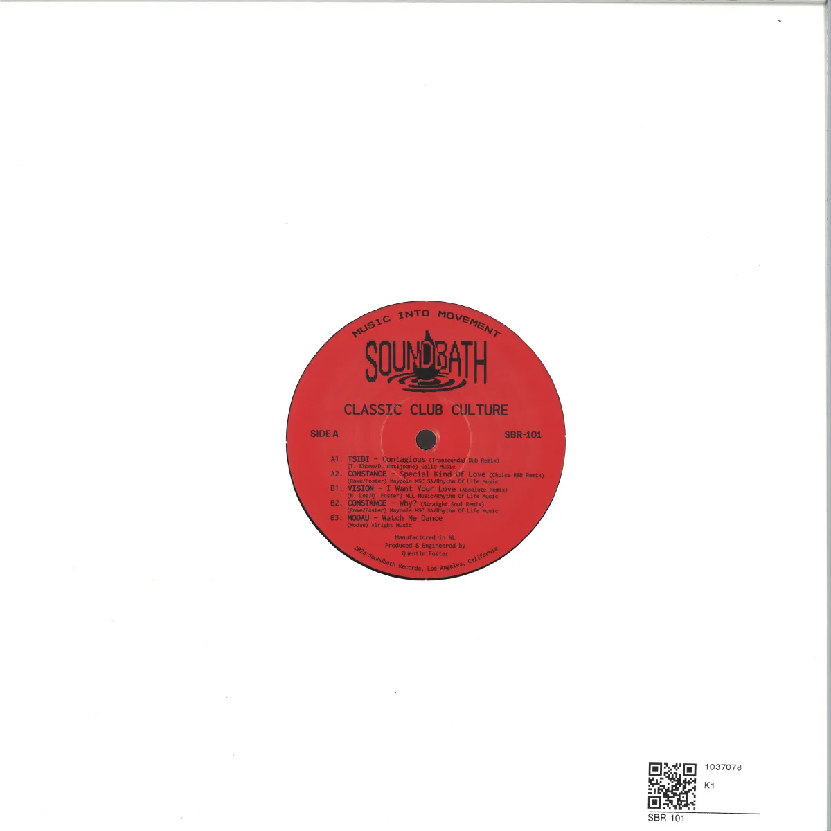 Back cover — Various — CLASSIC CLUB CULTURE E.P.