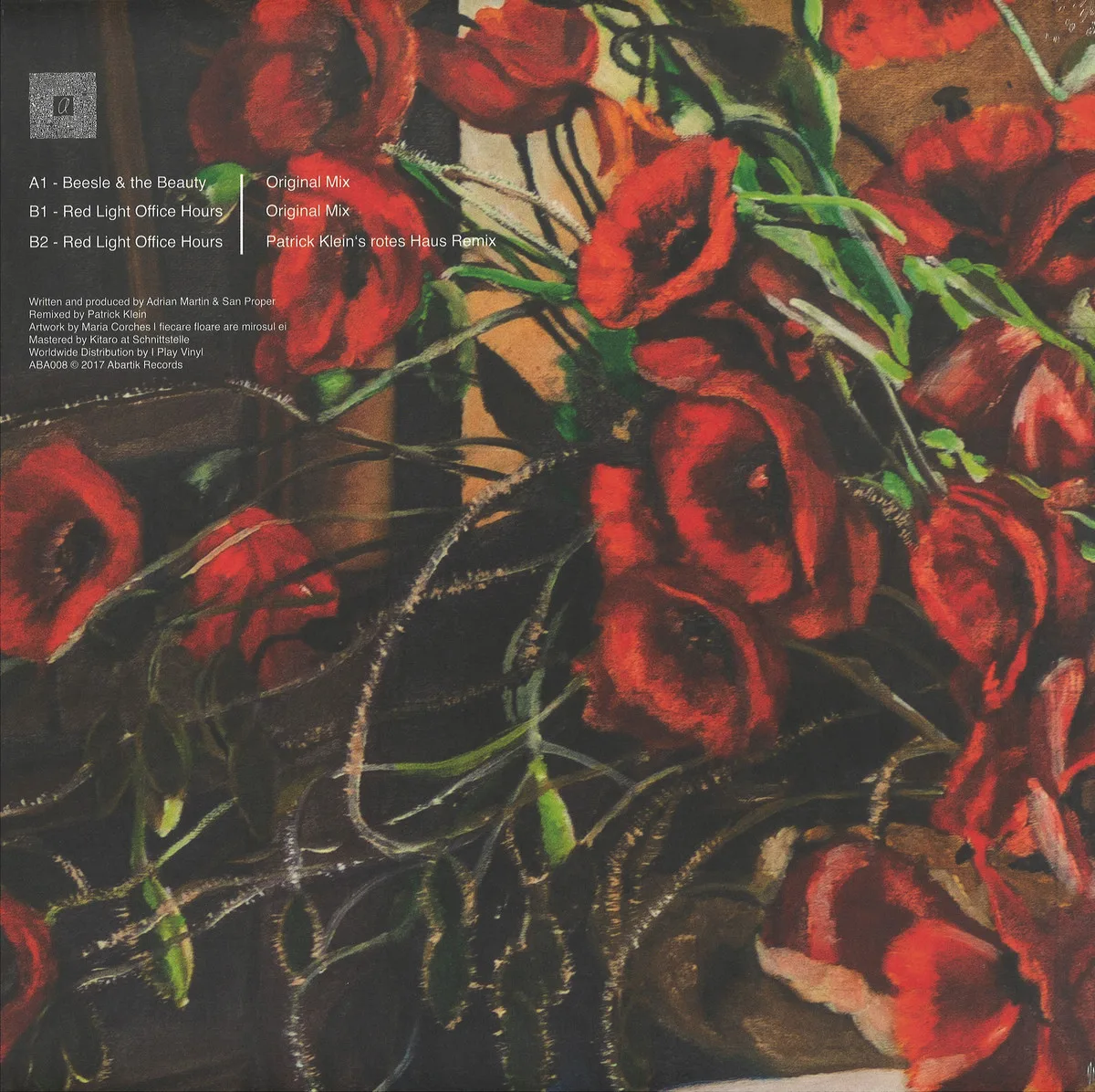 Back cover — Martinesque & San Proper — Beesle & The Beauty EP