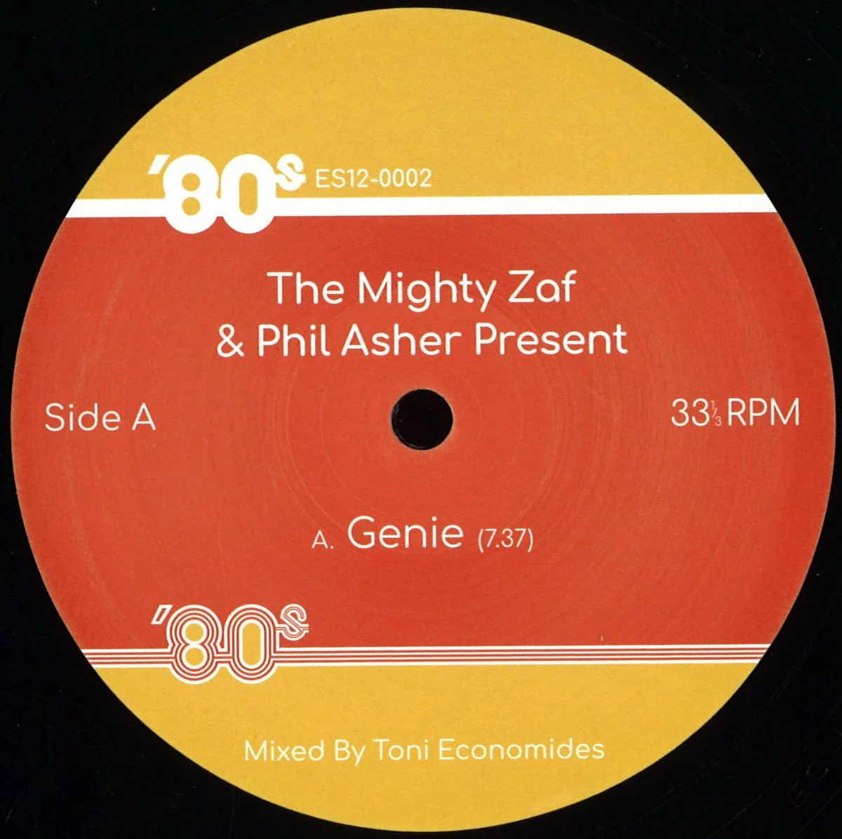 Лицевая сторона обложки — The Mighty Zaf&Phil Asher — Genie