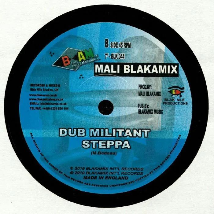 Back cover — ABA ARIGINAL meets MALI BLAKAMIX — Ariginal Militant Steppa