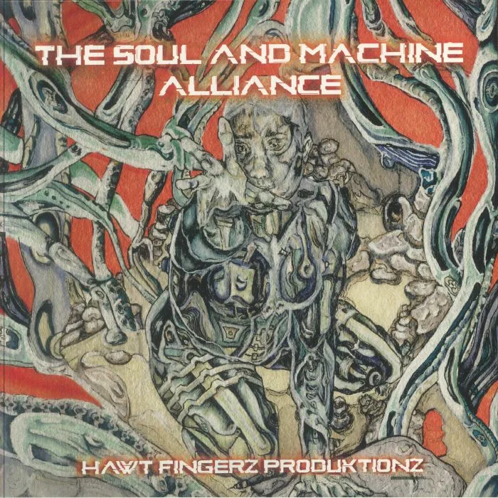 Лицевая сторона обложки — MADBEN / TEN FINGERZ / JAQUARIUS / BEN HAMAMA — The Soul & Machine Alliance
