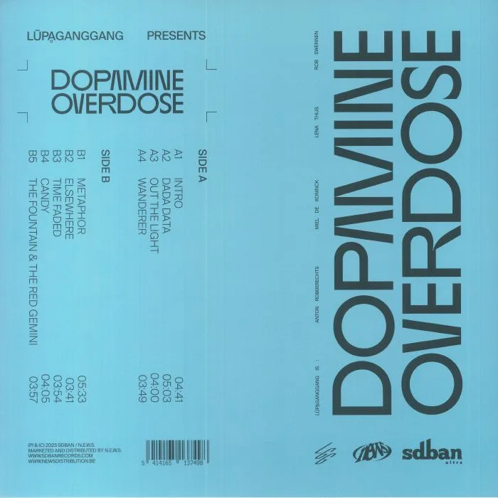 Обратная сторона обложки — LUPAGANGGANG — Dopamine Overdose