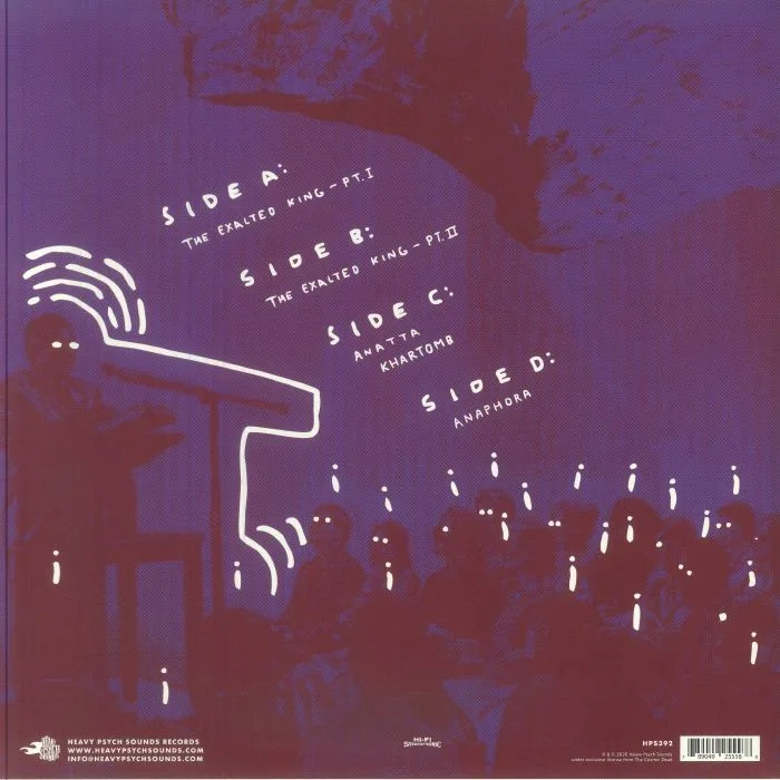 Back cover — The COSMIC DEAD — The Exalted King (repress)