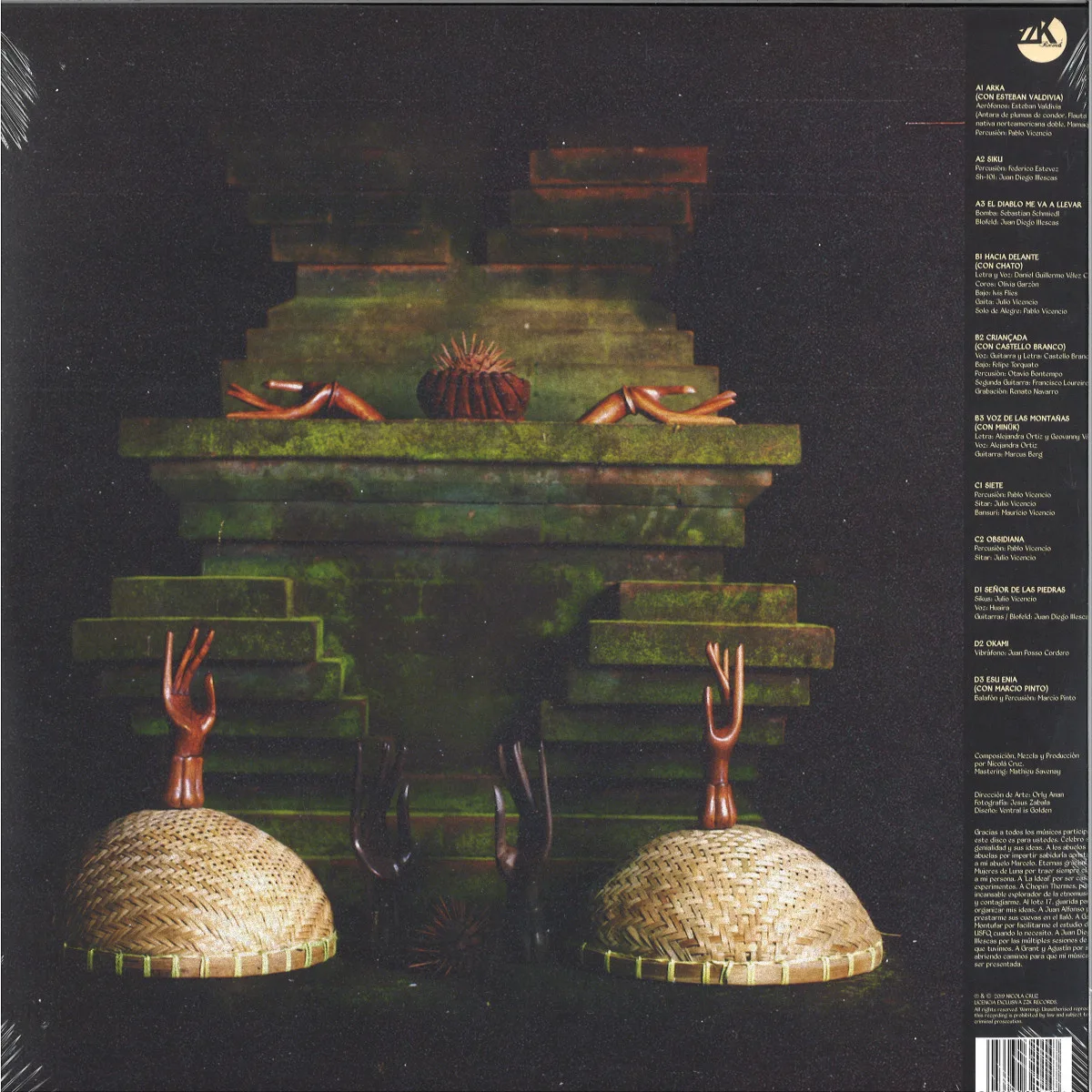 Обратная сторона обложки — Nicola Cruz — SIKU LP (2x12")