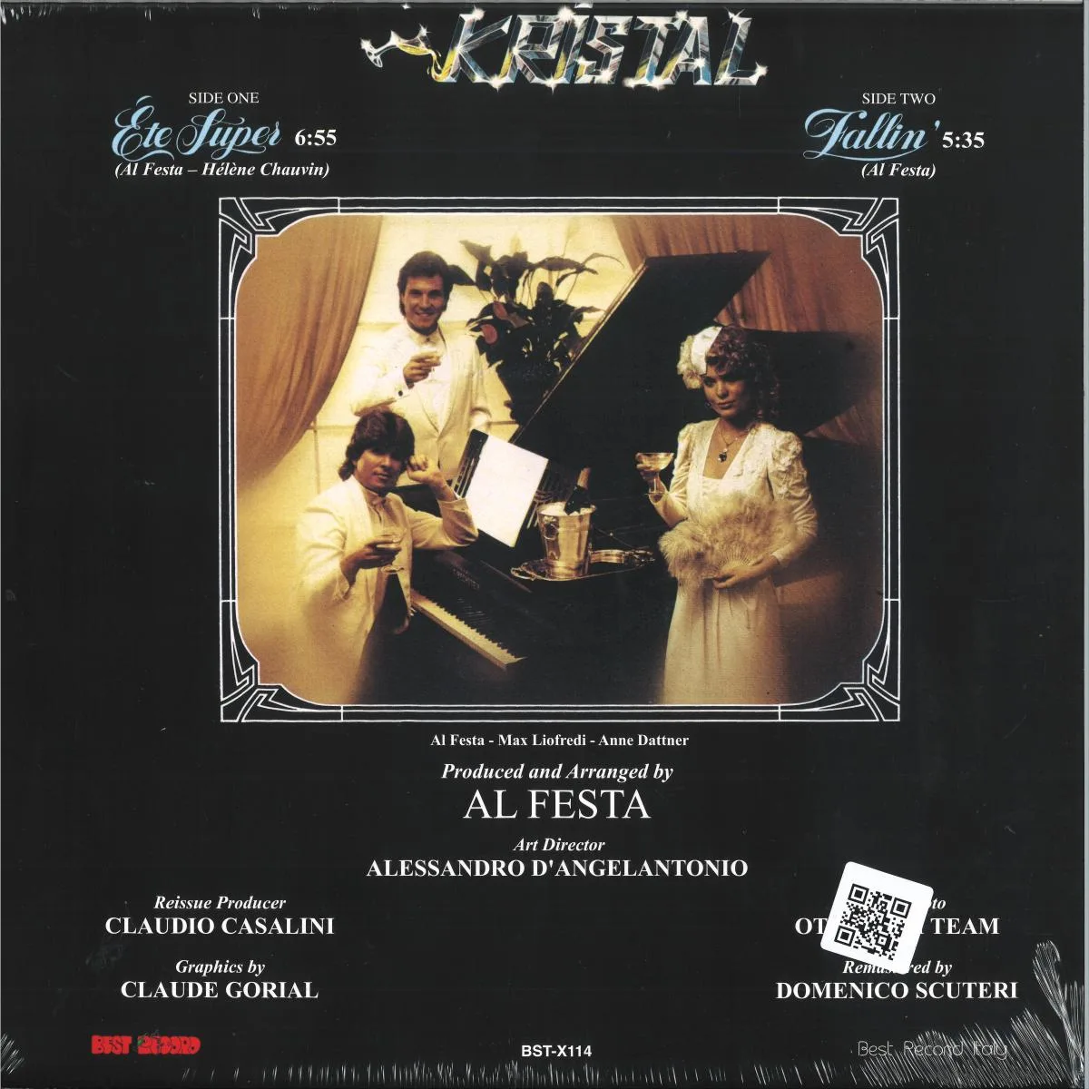 Back cover — Kristal — Ete Super / Fallin