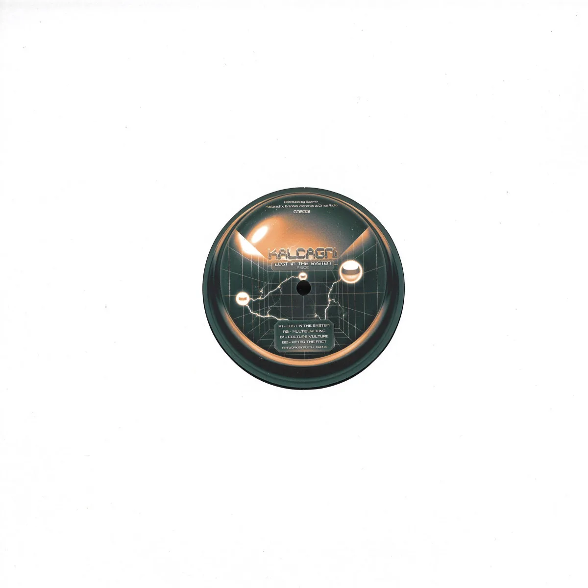 Back cover — Kalcagni — Lost In The System EP