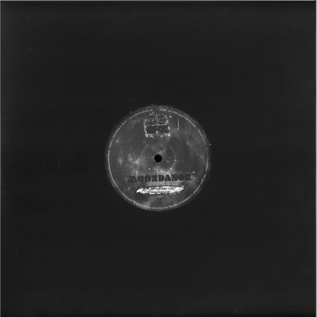 Back cover — Moondance — EP