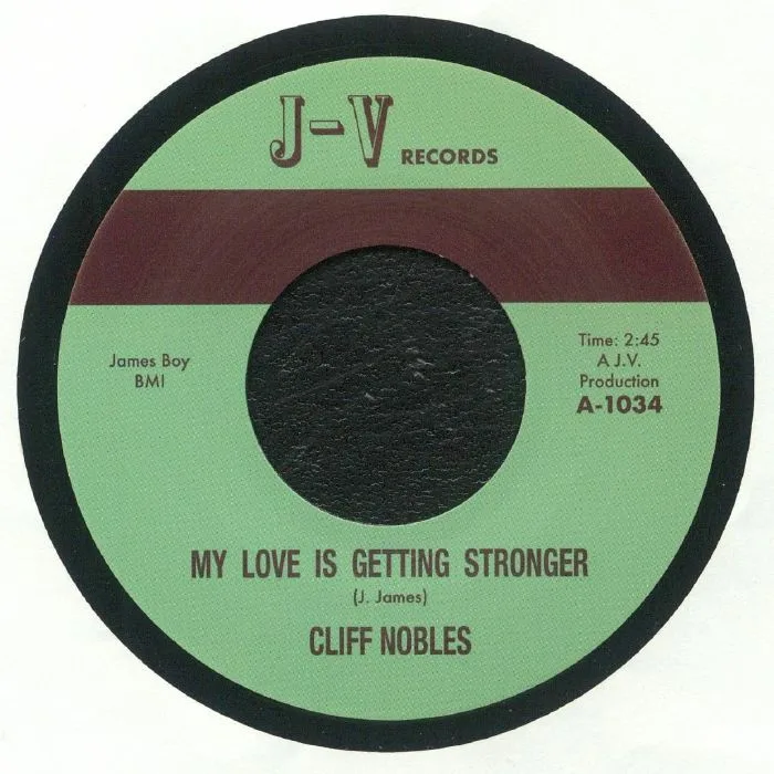 Front cover — Cliff NOBLES — My Love Is Getting Stronger