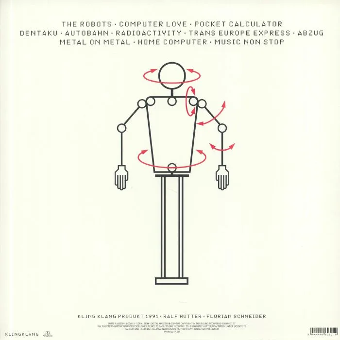 Back cover — KRAFTWERK — The Mix (Special Edition)