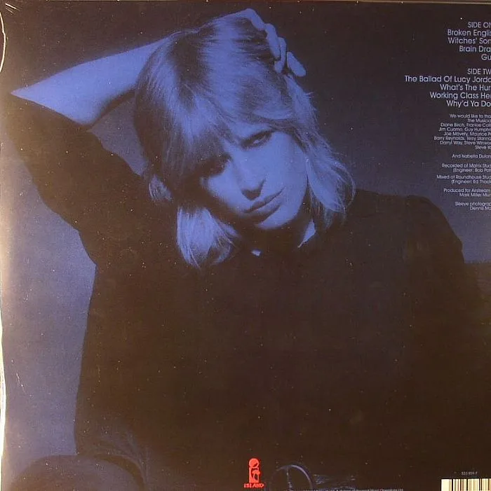 Обратная сторона обложки — Marianne FAITHFULL — Broken English