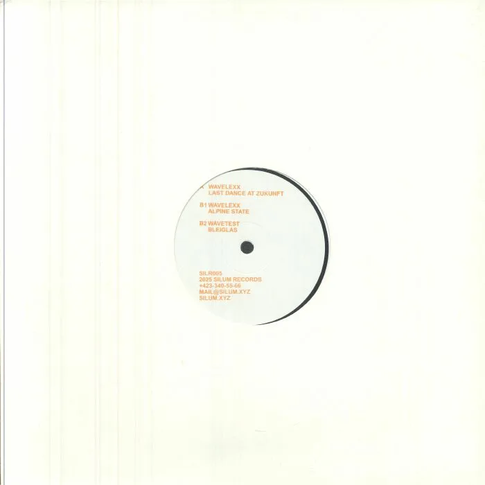 Back cover — WAVELEXX / WAVETEST — Last Dance At Zukunft