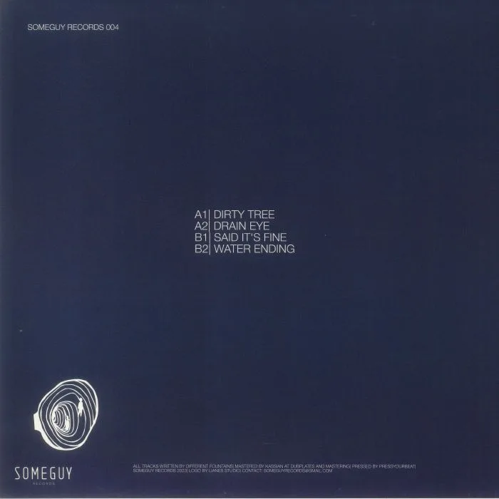 Back cover — DIFFERENT FOUNTAINS — Time Signatures