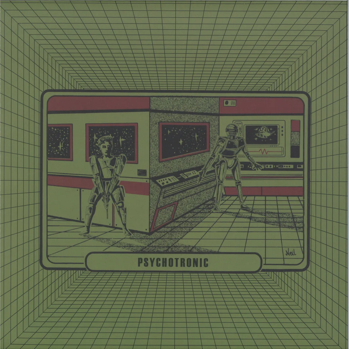 Front cover — Earth Leakage Trip — Psychotronic EP