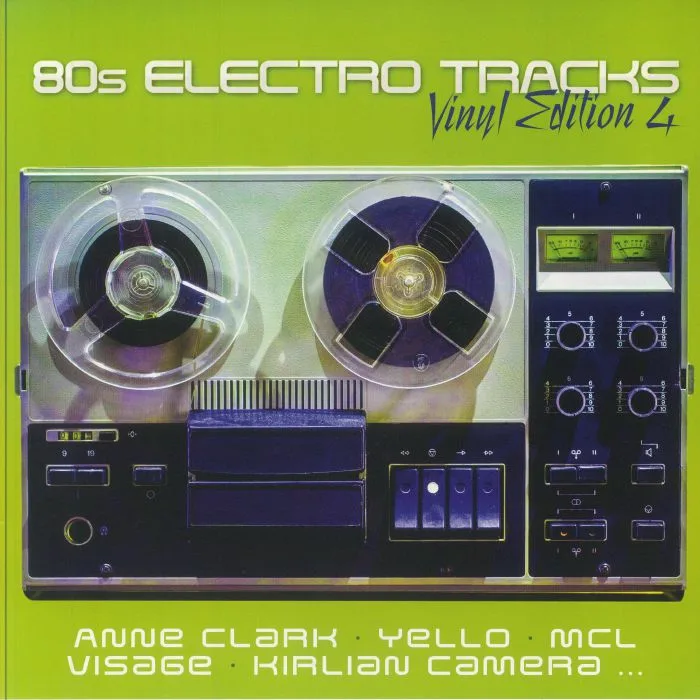 Лицевая сторона обложки — VARIOUS — 80s Electro Tracks Vinyl Edition Volume 4