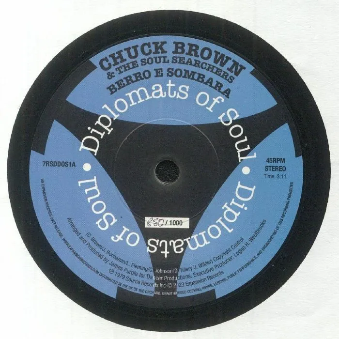 Front cover — Chuck BROWN & THE SOUL SEARCHERS — Berro E Sombaro (Record Store Day RSD 2023)