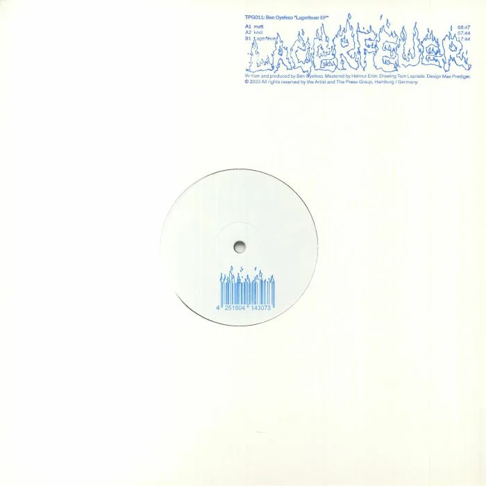 Front cover — Ben OYEFESO — Lagerfeuer EP