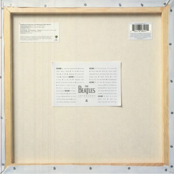 Back cover — The BEATLES — Anthology 4
