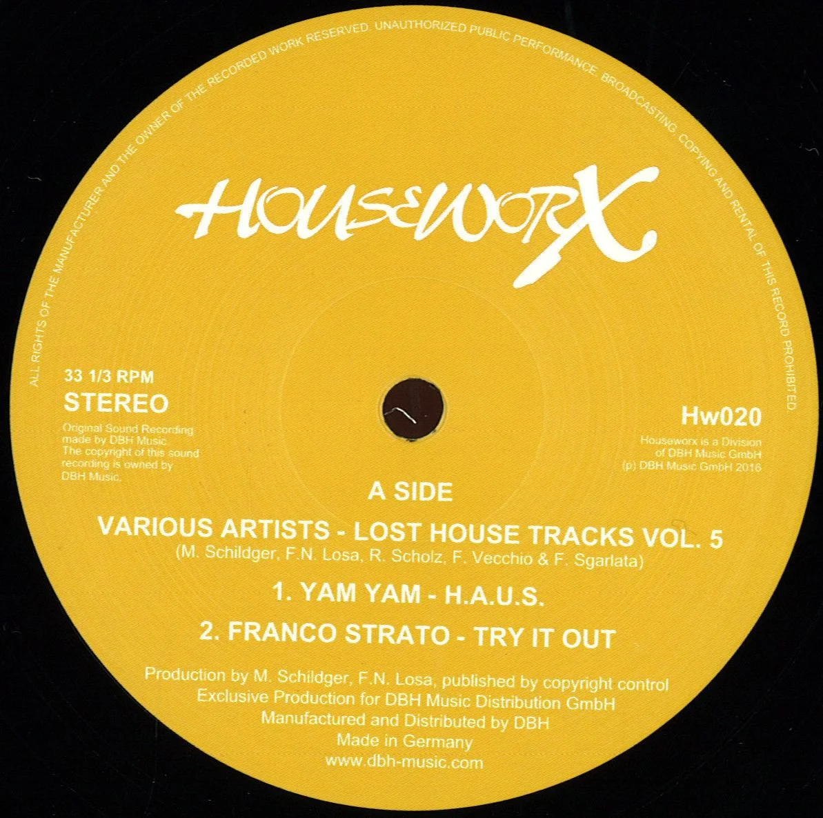 Yam Yam,Franco Strato,Scattin Man,Allen&Filix — Lost House Tracks Vol. 5
