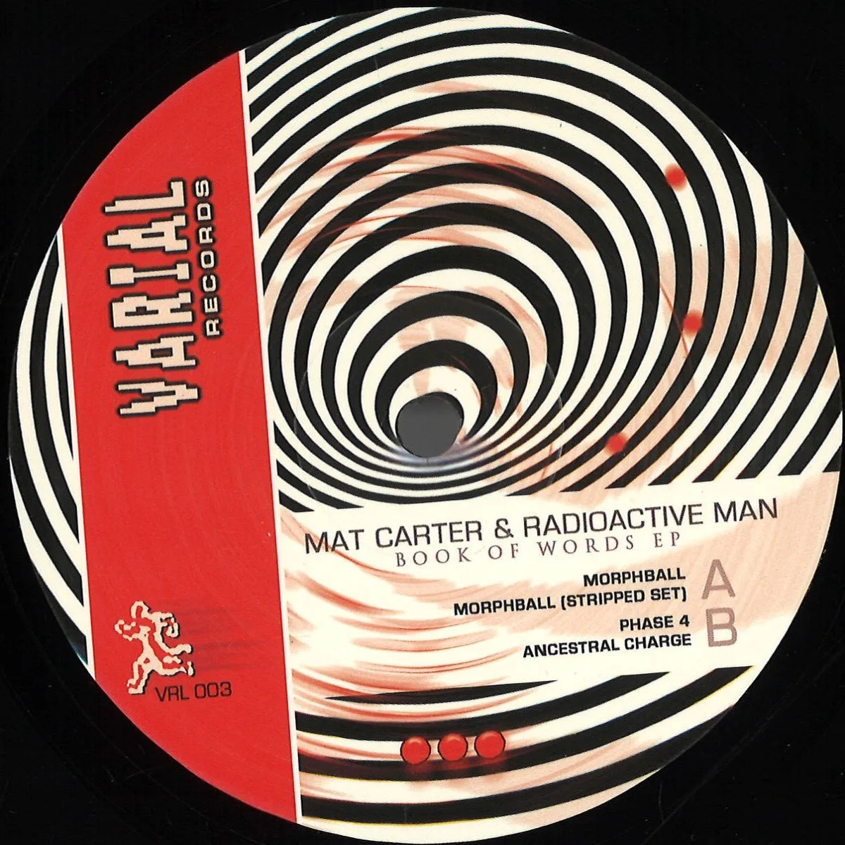 Front cover — Mat Carter&Radioactiveman — Book Of Words EP
