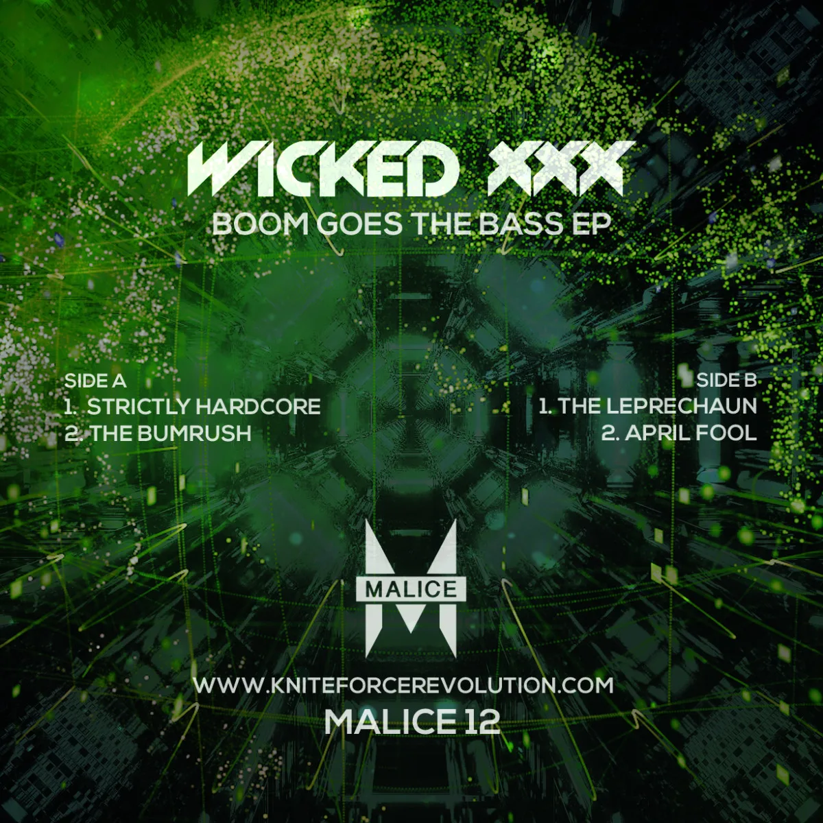 Обратная сторона обложки — Wicked Xxx — Bass Goes Boom EP