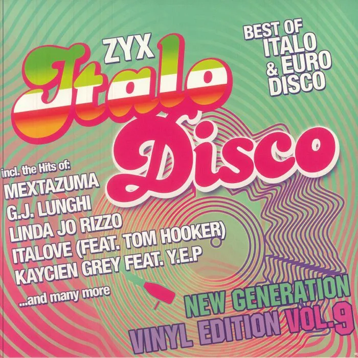 Front cover — VARIOUS — ZYX Italo Disco New Generation: Vinyl Edition Vol 9
