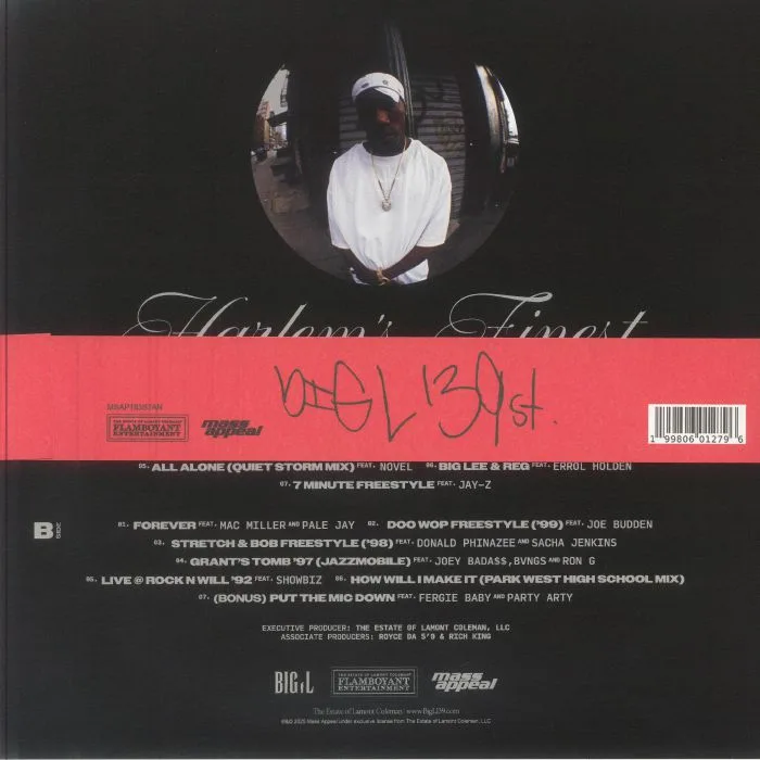 Обратная сторона обложки — BIG L — Harlem's Finest: Return Of The King