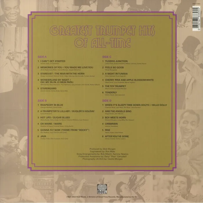 Обратная сторона обложки — Al HIRT — Greatest Trumpet Hits Of All Time