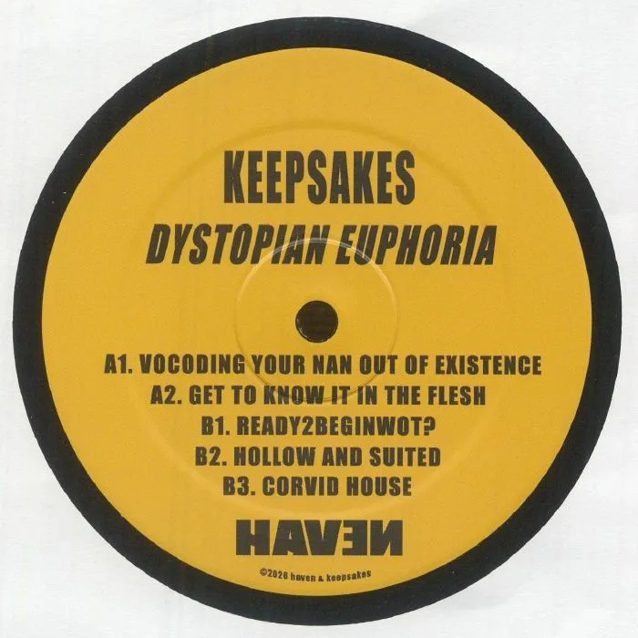 Обратная сторона обложки — KEEPSAKES — Dystopian Euphoria